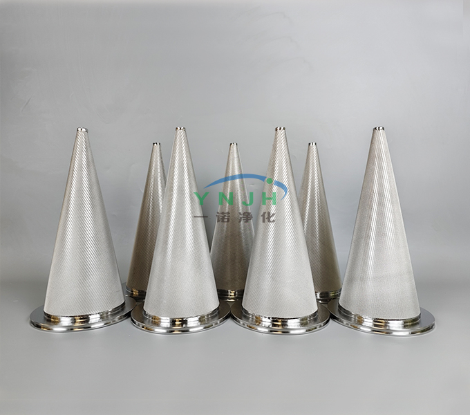 不锈钢锥形烧结网滤芯
